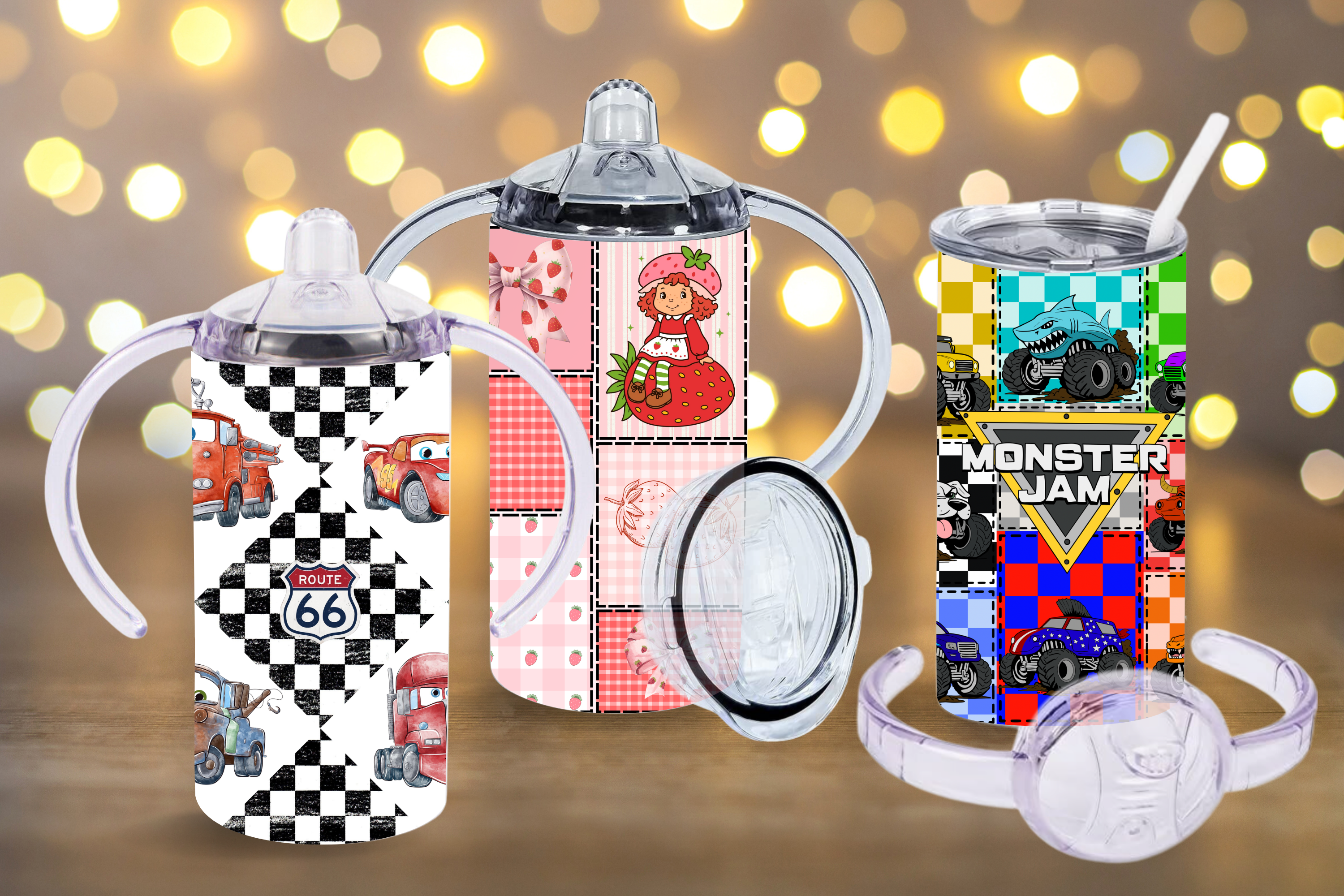 12oz Custom Name Sippy Cups