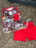 RTS 3-6m Milk silk set