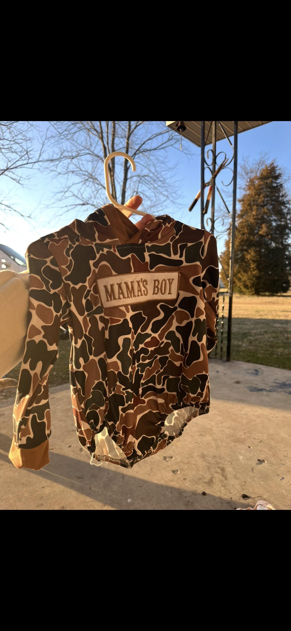 RTS 2T embroidered camo bubble￼