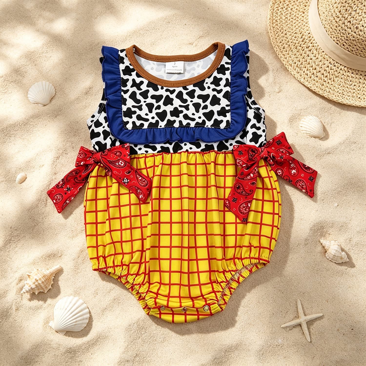 Girls Bubble Romper