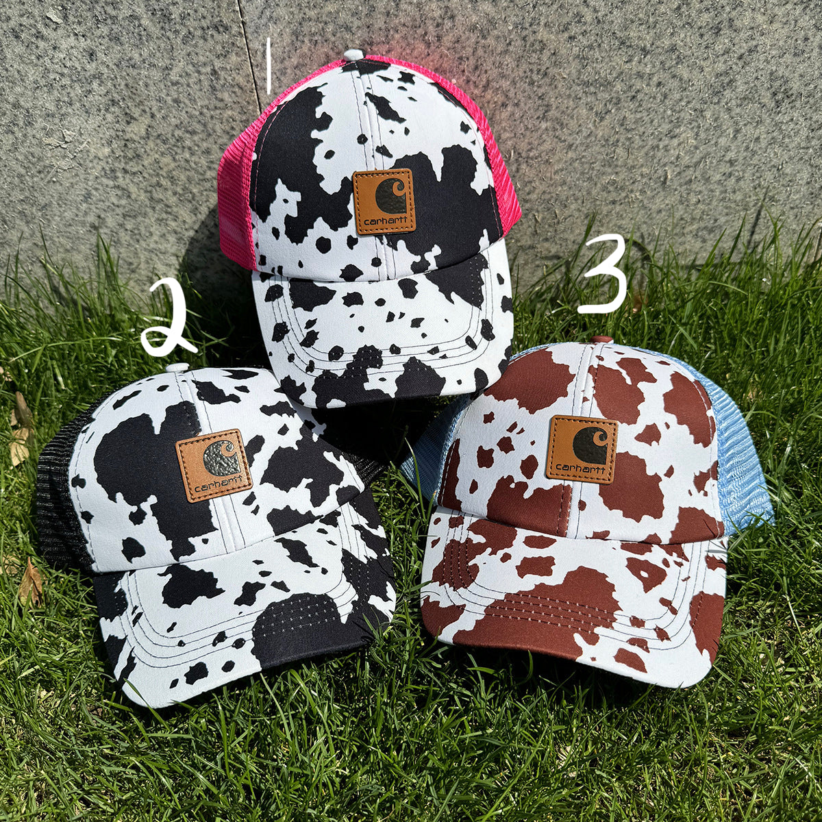Cow print Hat