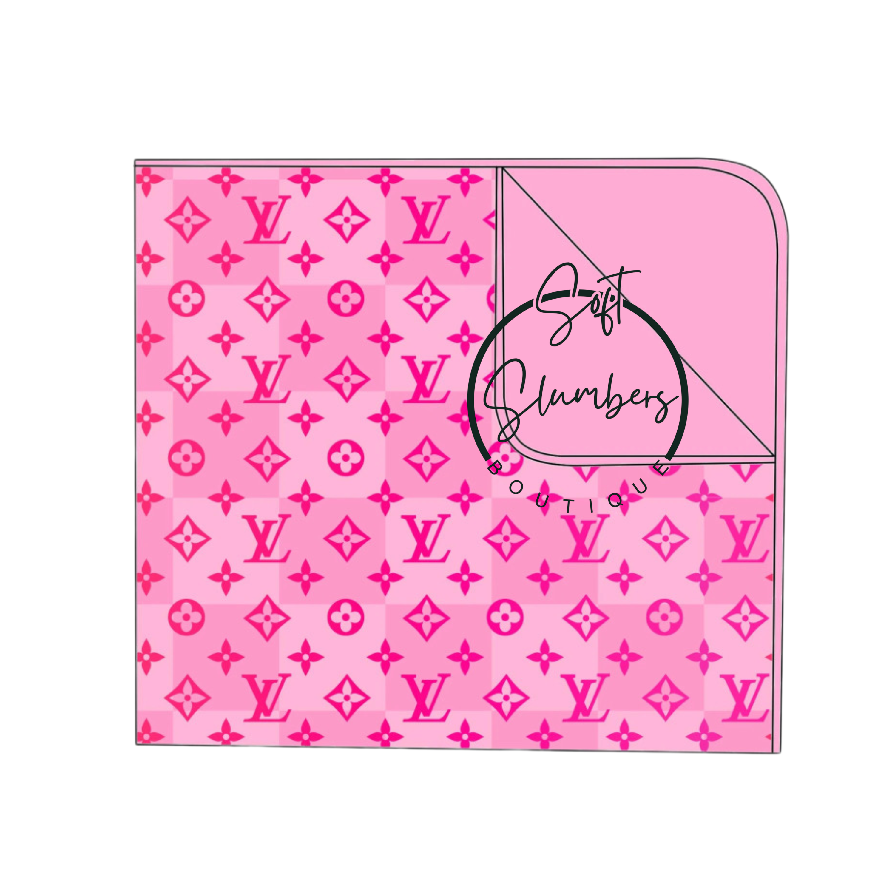 Preorder LV 50x50inch Bamboo Blanket