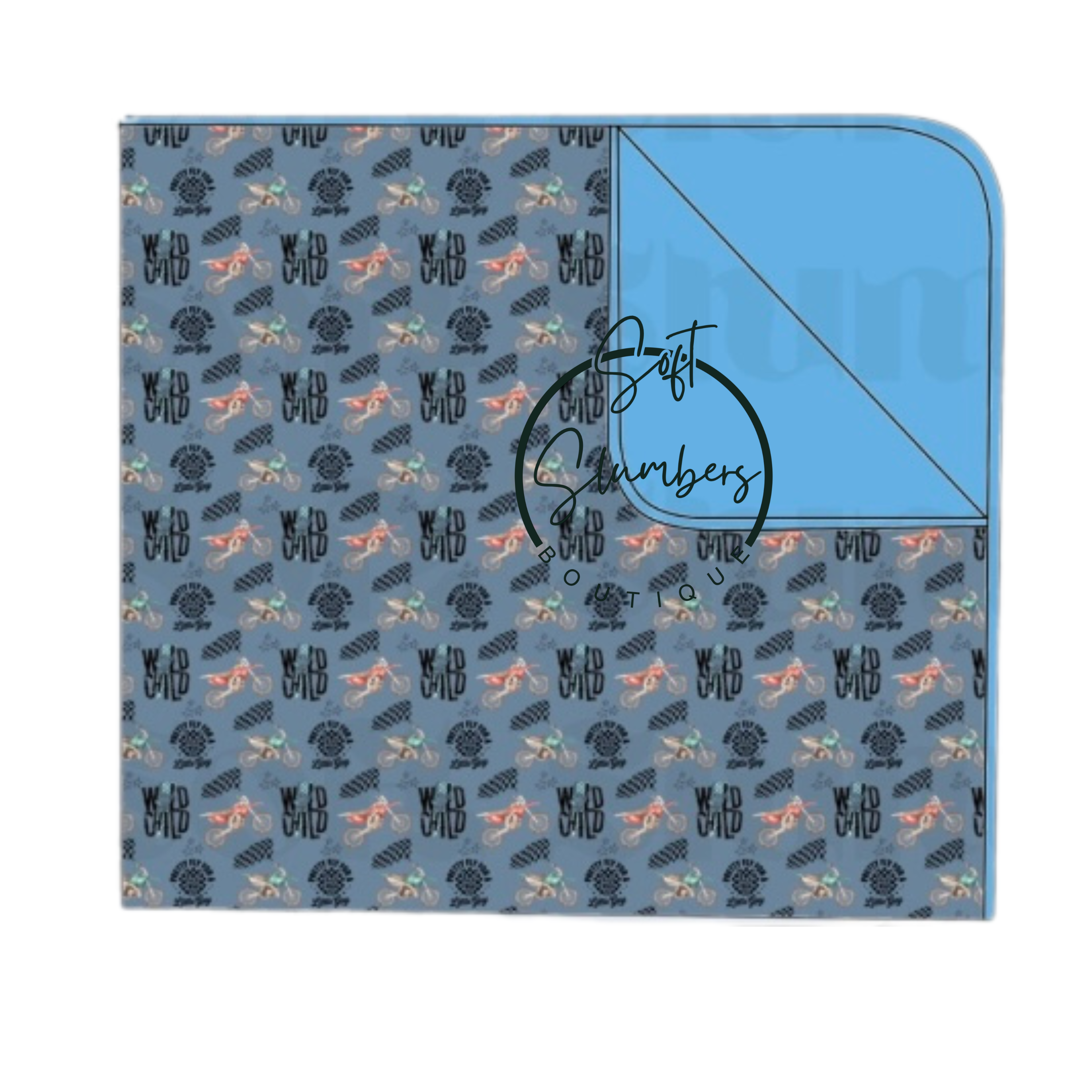 Preorder Wild Child 50x50inch Bamboo Blanket