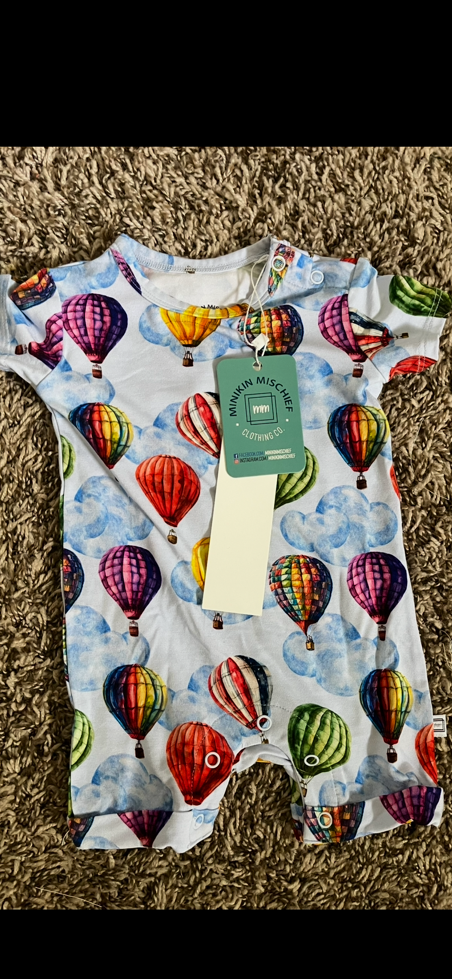 RTS 3-6m Bamboo shortie