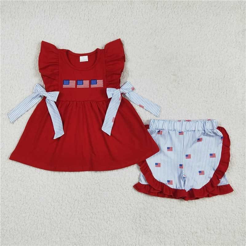 Red, white & blue 2-piece set