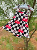 Cherry bubble romper