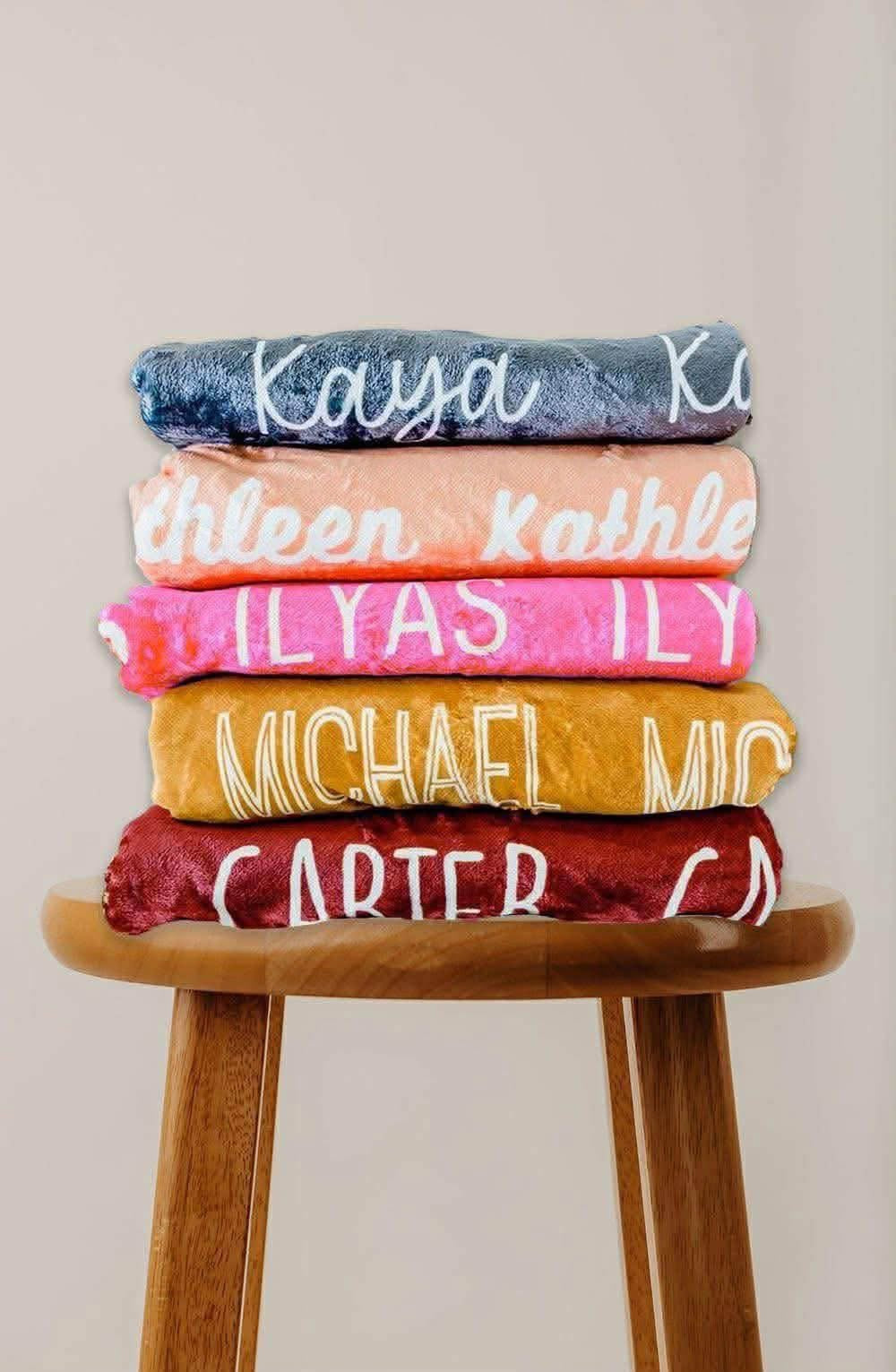 Custom Name Blanket