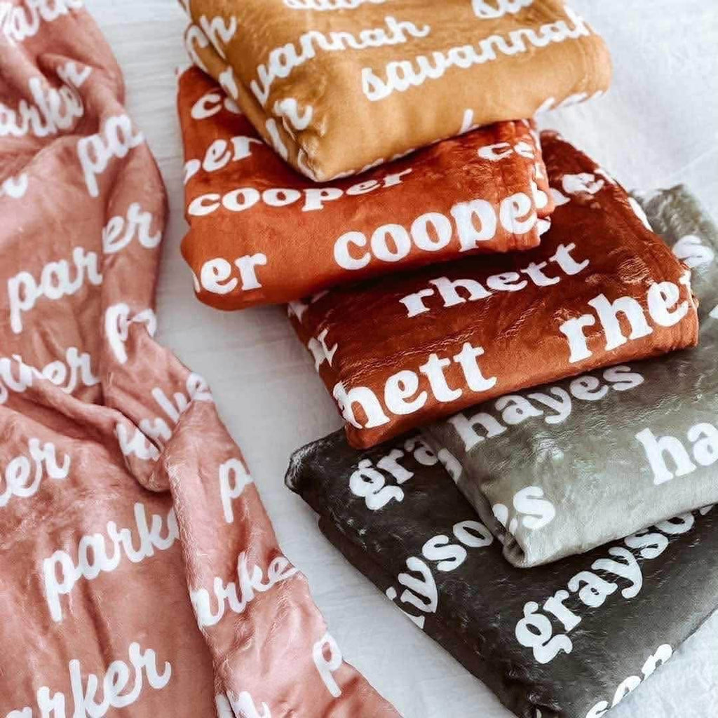 Custom Name Blanket